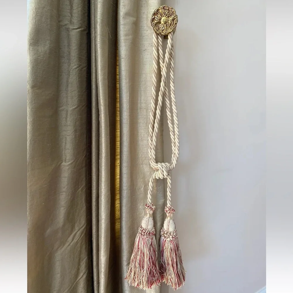 Vintage Red & Gold Tassels